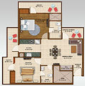 2 BHK Super Area