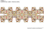 Cluster Plan 2BHK+Study